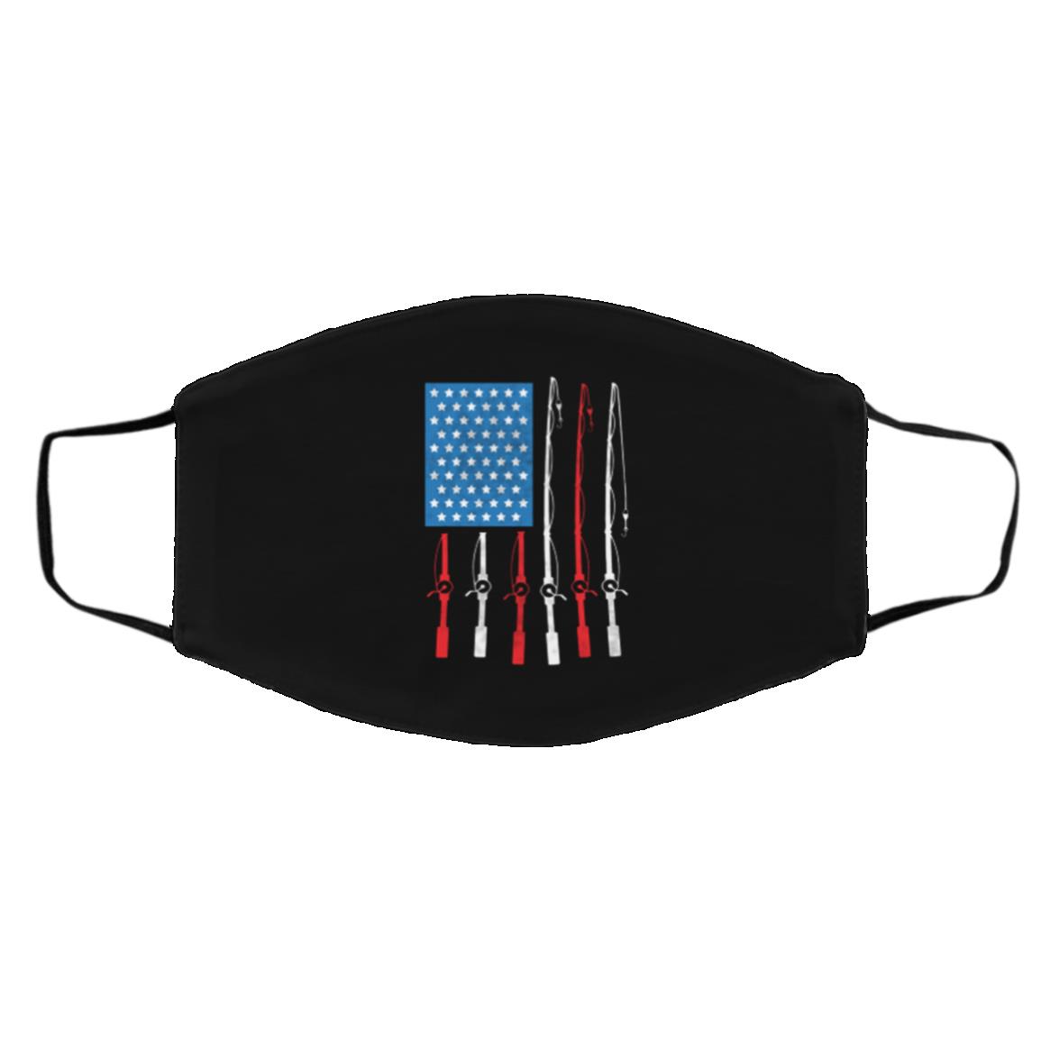 fisshing mask, Black, Cloth Face Cover – Medium/Large