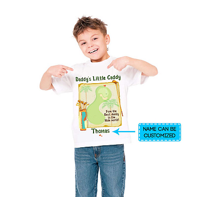 Personalized Daddy's Little Caddy Youth Tee