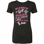 Blessed By God Spoiled By Shirt, Vintage Black, Premium Ladies T-Shirt Blessed By God Spoiled By Shirt, Vintage Black, Premium Ladies T-Shirt