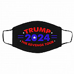 trump mask, White, Cloth Face Cover – Medium/Large