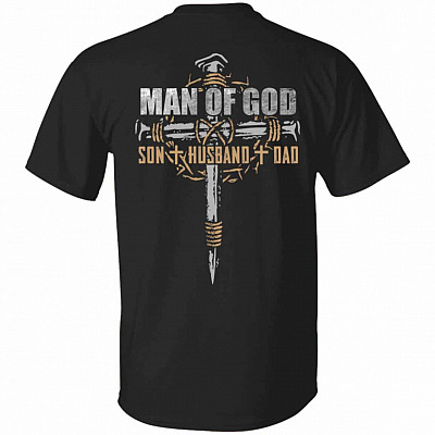 1N.Man Of God, Black, Unisex T-Shirt