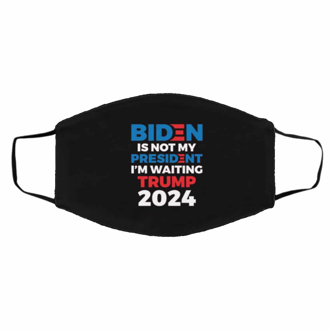 biden mask, Black, Cloth Face Cover – Medium/Large