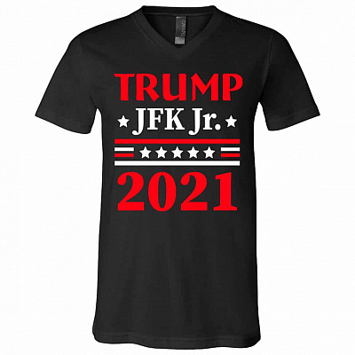 Trump Tshirt - Vneck, Black, V-Neck T-Shirt