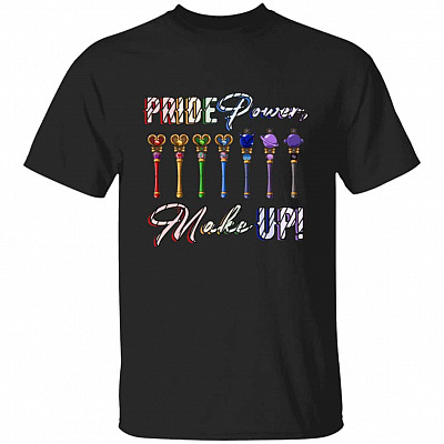 Funny LGBT Pride-power, Black, Unisex T-Shirt