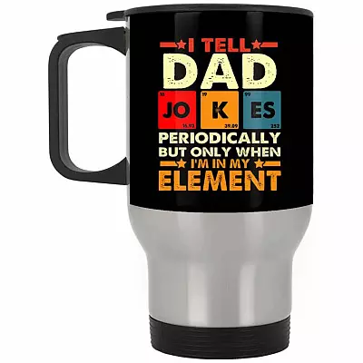 14 oz. Silver Travel Mug