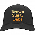 Brown Sugar Babe, Black, Twill Cap