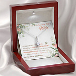 To My Smokin' Hot Wife Never Forget I Love You From Husband Alluring Beauty Necklace