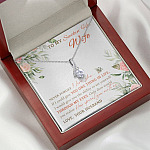 To My Smokin' Hot Wife Never Forget I Love You From Husband Alluring Beauty Necklace