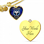 Guide My Hands And My Heart As I Care For My Patients Today Heart Pendant Necklace