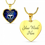 Guide My Hands And My Heart As I Care For My Patients Today Heart Pendant Necklace