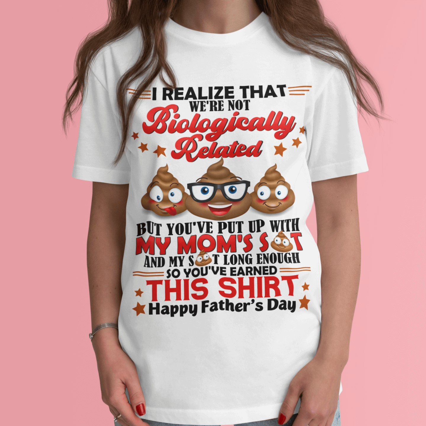 1Th. Put Up With My Mom Shit - tee mk