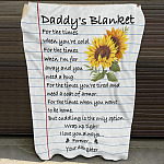 1UT. Daddy's Blanket Sunflower Blanket Mockup 10