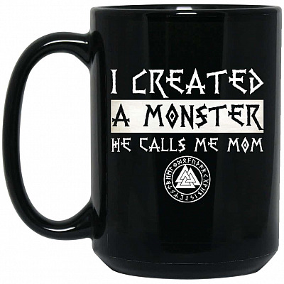 15 oz. Black Mug