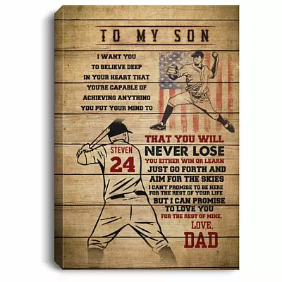 0.75'' Framed Canvas