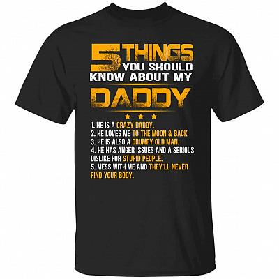 5 Things You Should Know Ar Children, Black, Unisex T-Shirt