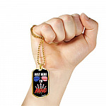 Just Here To Bang Funny 4th Of July Dog Tag Pendant Necklace - Independence Day Gifts