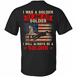 I Was A Soldier I Am A Soldier I Wihirt, Black, Unisex T-Shirt I Was A Soldier I Am A Soldier I Wihirt, Black, Unisex T-Shirt