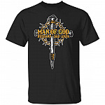 Christian Cross Man Of, Black, Unisex T-Shirt Christian Cross Man Of, Black, Unisex T-Shirt