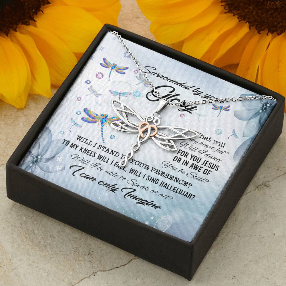 Dragonfly Surrounded by Your Glory What Will My Heart Feel Will I Dance for You Jesus Dragonfly Pendant Necklace Dragonfly Surrounded by Your Glory What Will My Heart Feel Will I Dance for You Jesus Dragonfly Pendant Necklace