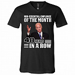 Joe Biden 48 Years Tshirt, Black, V-Neck T-Shirt Joe Biden 48 Years Tshirt, Black, V-Neck T-Shirt