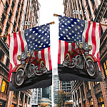 2HV. Motor Flag (4) House Flag Mockup 2 Side-1