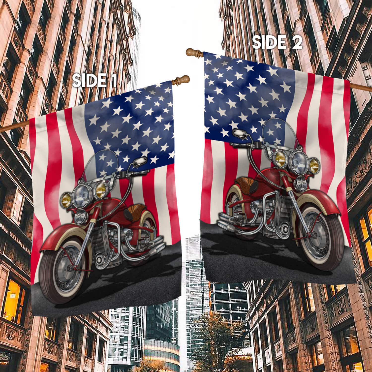 2HV. Motor Flag (4) House Flag Mockup 2 Side-1