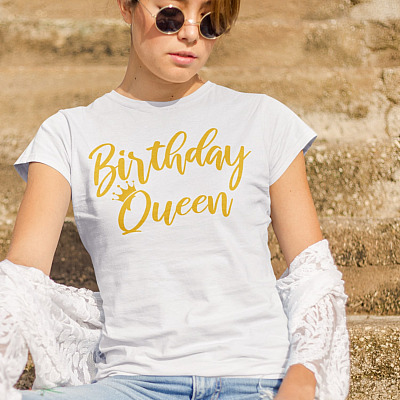 Alternative view of Birthday Queen - Birthday Outfit T-Shirt - V-Neck