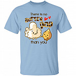 There Is No Butter White Tshirt, Light Blue, Unisex T-Shirt There Is No Butter White Tshirt, Light Blue, Unisex T-Shirt