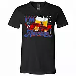 I'm Not Drunk I'm AmeriShirt, Black, V-Neck T-Shirt I'm Not Drunk I'm AmeriShirt, Black, V-Neck T-Shirt