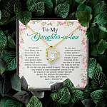 From Mother in Law to My Daughter in Law We Both Love the Same Man Forever Love Pendant Necklace