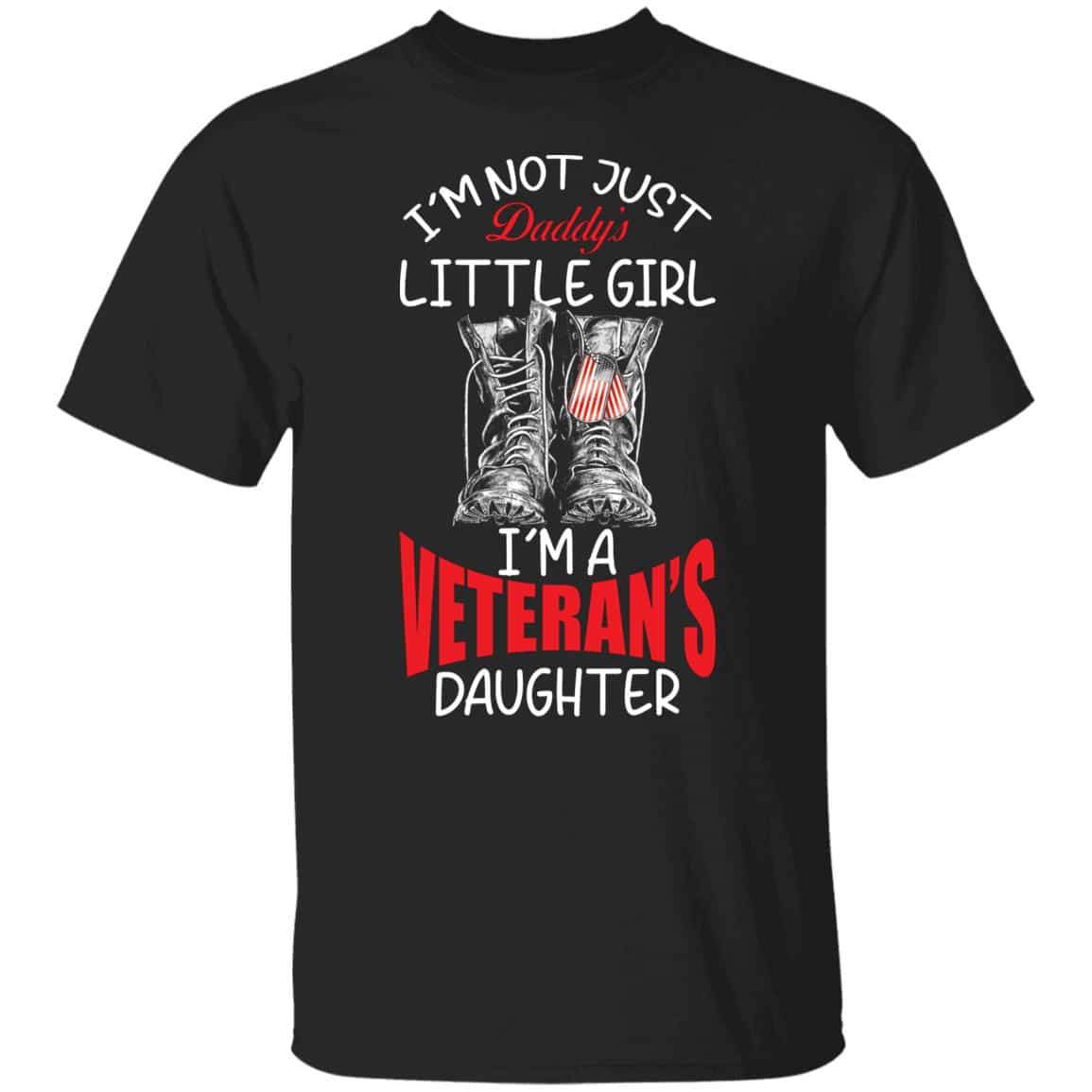 veteran daughter, Black, Unisex T-Shirt veteran daughter, Black, Unisex T-Shirt