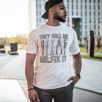 Alternative view of They Call Me Mr Fix It Vintage T-Shirt