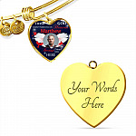 Custom Photo I Wish God Didn't Need You In Heaven I Need You Here Heart Pendant Necklace - Cardinal Memorial In Heaven Necklace