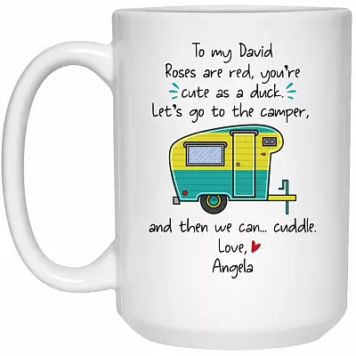 15 oz. White Mug
