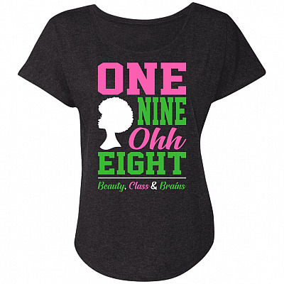 Ladies Triblend Dolman Sleeve