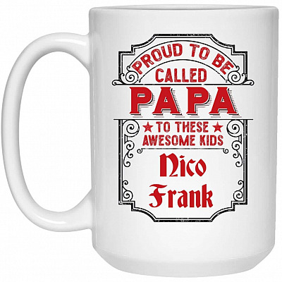 15 oz. White Mug