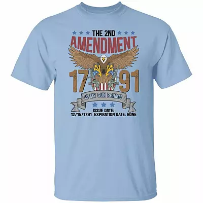 The 2nd Amendment t, Light Blue, Unisex T-Shirt