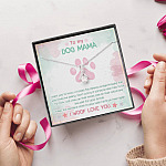 To My Dog Mama Until We Meet Again I Woof Love You Alluring Beauty Pendant Necklace
