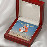 To My Smokin Hot Lady I Wish I Were An Octopus So I Had More Hands To Touch Your Butt Double Hearts Necklace