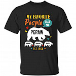 Personalized My Favorite, Black, Unisex T-Shirt