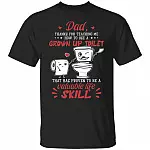 toilet dad, Black, Unisex T-Shirt
