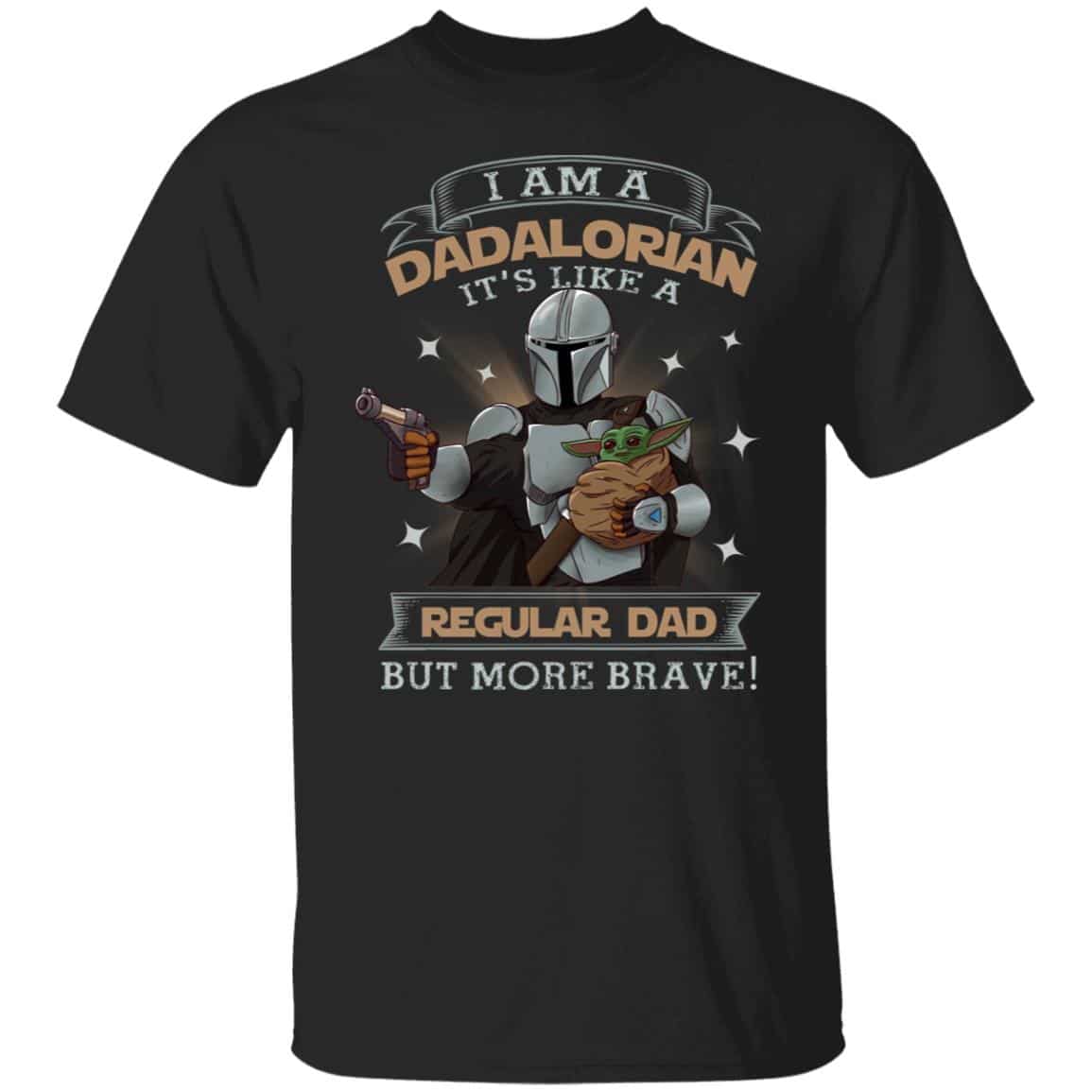 Dadalorian Shirt, Black, Unisex T-Shirt