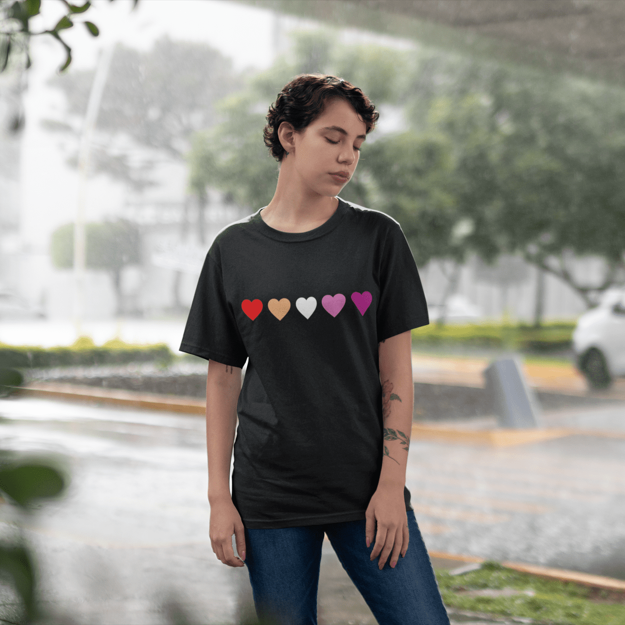 t-shirt-mockup-showing-a-girl-under-a-bridge-while-raining-22737