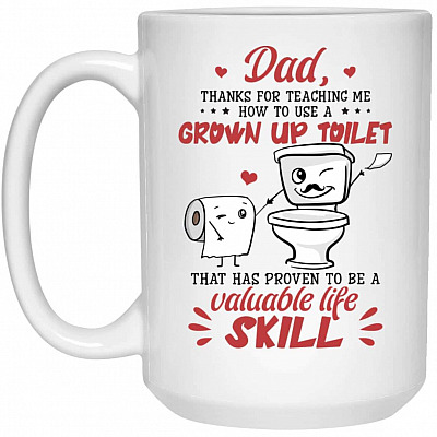15 oz. White Mug