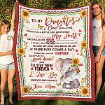 2O.My Daughter Little Girl(3) Blanket Mockup 5