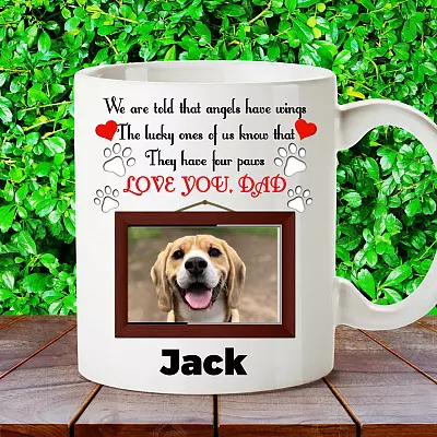Personalized Love You Dad Ceramic Coffee Mug - Water Bottle - Color Changing Mug