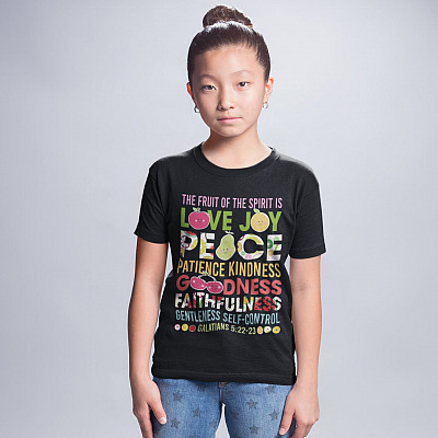 Alternative view of The Fruit Of The Spirit Galatians 5:22 T-Shirt - Youth Tee