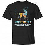 Nature Tshirt, Black, Unisex T-Shirt Nature Tshirt, Black, Unisex T-Shirt