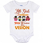 lil girls onesies, White, Baby Onesie - 12 Month