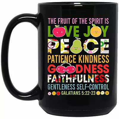 15 oz. Black Mug